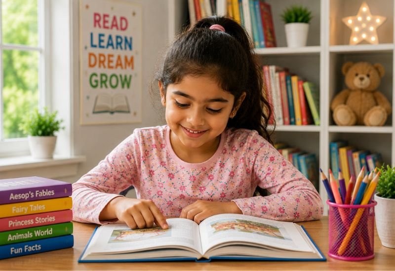 Child Reading Book