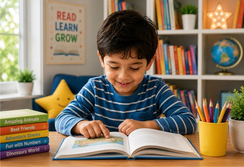 Child Reading Book