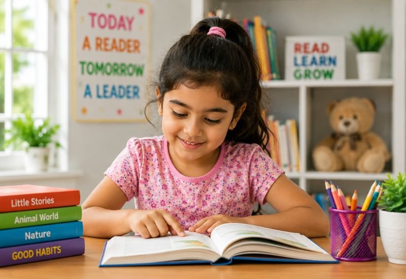 Child Reading Book